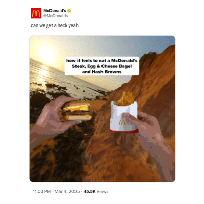 McDonald's meme case on Twitter