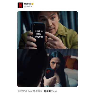 Netflix's social media meme campaign